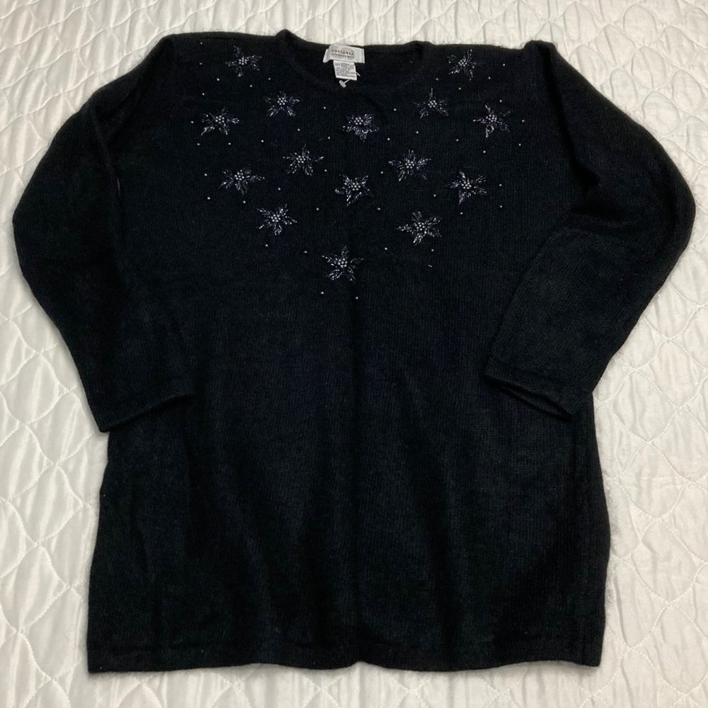 NWOT * Black Embellished Sweater